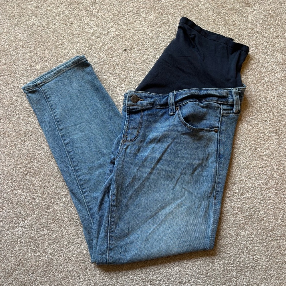Maternity straight leg jeans